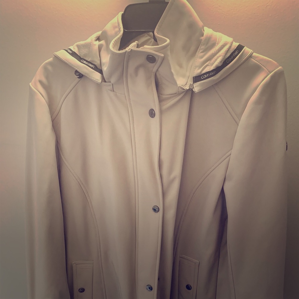 Beige lined jacket